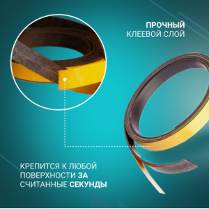 Магнитная лента 25.4мм*30м с клеем TECA (тип A) BR