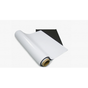 Магнитный винил с ПВХ матовый белый, 20м*1270*0,25мм, PVC-BR,AIC
