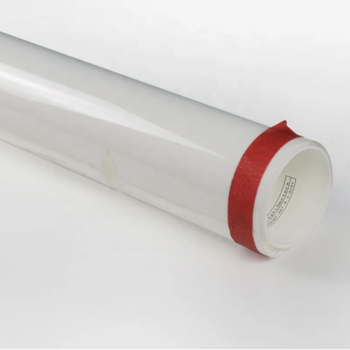 Пленка белая текстурированная с клеем WCV-PSA 0,42 мм 1270*50м